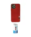 ieg™ iPhone 12 Pro Max Kılıf Doruk Asil Koleksiyonu - Siyah 5D Eko Cam Ekran Koruyucu