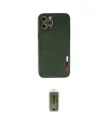 ieg™ iPhone 12 Pro Max Kılıf Doruk Asil Koleksiyonu - Siyah Joko Magic 5D Hayalet Cam