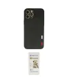 ieg™ iPhone 12 Pro Max Kılıf Doruk Asil Koleksiyonu - Siyah Mat Seramik Nano Ekran Koruyucu