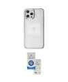 ieg™ iPhone 12 Pro Max Kılıf Doruk Doku Prime - Şeffaf Royal Nano Ekran Koruyucu