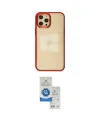 ieg™ iPhone 12 Pro Max Kılıf Doruk Doku Prime - Şeffaf Royal Nano Ekran Koruyucu