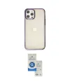 ieg™ iPhone 12 Pro Max Kılıf Doruk Doku Prime - Şeffaf Royal Nano Ekran Koruyucu