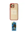 ieg™ iPhone 12 Pro Max Kılıf Doruk Doku Prime - Siyah 18D Cam Ekran Koruyucu