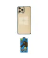 ieg™ iPhone 12 Pro Max Kılıf Doruk Doku Prime - Siyah 18D Cam Ekran Koruyucu