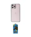 ieg™ iPhone 12 Pro Max Kılıf Doruk Doku Prime - Siyah 18D Cam Ekran Koruyucu