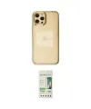 ieg™ iPhone 12 Pro Max Kılıf Doruk Doku Prime - Siyah 20D Premium Cam Ekran Koruyucu
