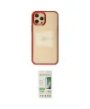 ieg™ iPhone 12 Pro Max Kılıf Doruk Doku Prime - Siyah 20D Premium Cam Ekran Koruyucu