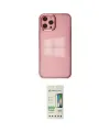 ieg™ iPhone 12 Pro Max Kılıf Doruk Doku Prime - Siyah 20D Premium Cam Ekran Koruyucu