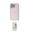 ieg™ iPhone 12 Pro Max Kılıf Doruk Doku Prime - Siyah 20D Premium Cam Ekran Koruyucu