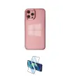 ieg™ iPhone 12 Pro Max Kılıf Doruk Doku Prime - Siyah 3D Antistatik Cam Ekran Koruyucu