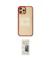 ieg™ iPhone 12 Pro Max Kılıf Doruk Doku Prime - Siyah 6D Mat Seramik Hayalet Nano Ekran Koruyucu