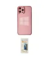 ieg™ iPhone 12 Pro Max Kılıf Doruk Doku Prime - Siyah 6D Mat Seramik Hayalet Nano Ekran Koruyucu