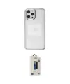 ieg™ iPhone 12 Pro Max Kılıf Doruk Doku Prime - Siyah Bilvis Hayalet Cam Ekran Koruyucu