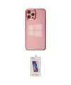 ieg™ iPhone 12 Pro Max Kılıf Doruk Doku Prime - Siyah Joko 5D Cam