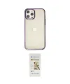ieg™ iPhone 12 Pro Max Kılıf Doruk Doku Prime - Siyah Mat Seramik Nano Ekran Koruyucu