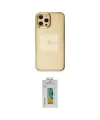 ieg™ iPhone 12 Pro Max Kılıf Doruk Doku Prime - Siyah Polymer Nano Ekran Koruyucu