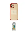 ieg™ iPhone 12 Pro Max Kılıf Doruk Doku Prime - Siyah Polymer Nano Ekran Koruyucu