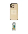 ieg™ iPhone 12 Pro Max Kılıf Doruk Doku Prime - Siyah Polymer Nano Ekran Koruyucu