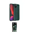 ieg™ iPhone 12 Pro Max Kılıf Doruk Klasik Özel Seri - Şeffaf 360 Full Body Arka Koruyucu