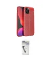 ieg™ iPhone 12 Pro Max Kılıf Doruk Klasik Özel Seri - Şeffaf Uv Polymer Nano Ekran Koruyucu
