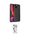 ieg™ iPhone 12 Pro Max Kılıf Doruk Klasik Özel Seri - Şeffaf Uv Polymer Nano Ekran Koruyucu