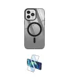 ieg™ iPhone 12 Pro Max Kılıf Doruk Prime - Siyah 3D Antistatik Seramik Nano Ekran Koruyucu