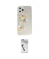 ieg™ iPhone 12 Pro Max Kılıf Eksen Asil Prime - Şeffaf Uv Polymer Nano Ekran Koruyucu