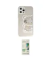 ieg™ iPhone 12 Pro Max Kılıf Eksen Asil Prime - Siyah 20D Premium Cam Ekran Koruyucu