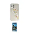 ieg™ iPhone 12 Pro Max Kılıf Eksen Asil Prime - Siyah 34D Izgaralı Cam