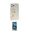 ieg™ iPhone 12 Pro Max Kılıf Eksen Asil Prime - Siyah 34D Izgaralı Cam
