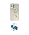 ieg™ iPhone 12 Pro Max Kılıf Eksen Asil Prime - Siyah 3D Antistatik Seramik Nano Ekran Koruyucu