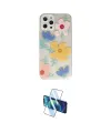 ieg™ iPhone 12 Pro Max Kılıf Eksen Asil Prime - Siyah 3D Antistatik Seramik Nano Ekran Koruyucu