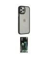 ieg™ iPhone 12 Pro Max Kılıf Eksen Doku Prime - Şeffaf 360 Full Body Arka Koruyucu