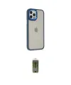 ieg™ iPhone 12 Pro Max Kılıf Eksen Doku Prime - Siyah Joko Magic 5D Hayalet Cam