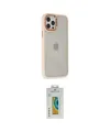 ieg™ iPhone 12 Pro Max Kılıf Eksen Doku Prime - Siyah Polymer Nano Ekran Koruyucu