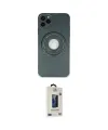 ieg™ iPhone 12 Pro Max Kılıf Eksen Klasik Prime - Siyah Bilvis Hayalet Cam Ekran Koruyucu