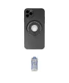 ieg™ iPhone 12 Pro Max Kılıf Eksen Klasik Prime - Siyah Joko Magic 5D Cam