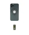 ieg™ iPhone 12 Pro Max Kılıf Eksen Klasik Prime - Siyah Joko Magic 5D Hayalet Cam