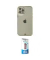 ieg™ iPhone 12 Pro Max Kılıf Eksen Minimal Koleksiyonu - Siyah 5D Eko Cam Ekran Koruyucu