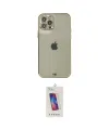 ieg™ iPhone 12 Pro Max Kılıf Eksen Minimal Koleksiyonu - Siyah Joko 5D Cam