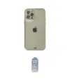 ieg™ iPhone 12 Pro Max Kılıf Eksen Minimal Koleksiyonu - Siyah Joko Magic 5D Cam