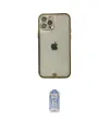 ieg™ iPhone 12 Pro Max Kılıf Eksen Minimal Koleksiyonu - Siyah Joko Magic 5D Cam