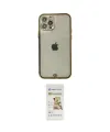 ieg™ iPhone 12 Pro Max Kılıf Eksen Minimal Koleksiyonu - Siyah Mat Seramik Nano Ekran Koruyucu