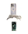 ieg™ iPhone 12 Pro Max Kılıf Eksen Özel Seri - Şeffaf 360 Full Body Arka Koruyucu