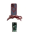 ieg™ iPhone 12 Pro Max Kılıf Eksen Özel Seri - Şeffaf 360 Full Body Arka Koruyucu