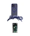 ieg™ iPhone 12 Pro Max Kılıf Eksen Özel Seri - Şeffaf 360 Full Body Arka Koruyucu