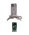 ieg™ iPhone 12 Pro Max Kılıf Eksen Özel Seri - Şeffaf 360 Full Body Arka Koruyucu