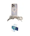 ieg™ iPhone 12 Pro Max Kılıf Eksen Özel Seri - Siyah 3D Antistatik Cam Ekran Koruyucu