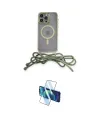 ieg™ iPhone 12 Pro Max Kılıf Eksen Özel Seri - Siyah 3D Antistatik Cam Ekran Koruyucu