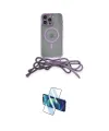ieg™ iPhone 12 Pro Max Kılıf Eksen Özel Seri - Siyah 3D Antistatik Cam Ekran Koruyucu